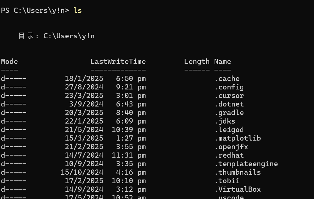 List Command